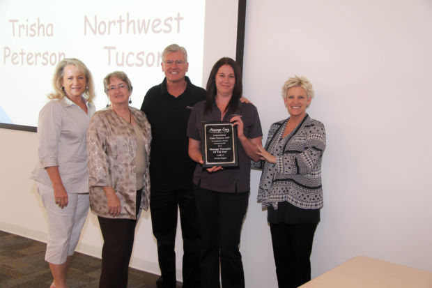 Biz awards - Massage Envy therapist Peterson honored regionally